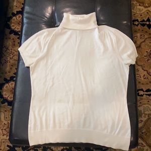 Turtleneck Short-Sleeved Sweater